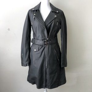 NWOT! Wilsons leather trench coat, xs